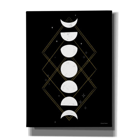 Image of 'Geometric Moon Phases' by Rachel Nieman, Canvas Wall Art