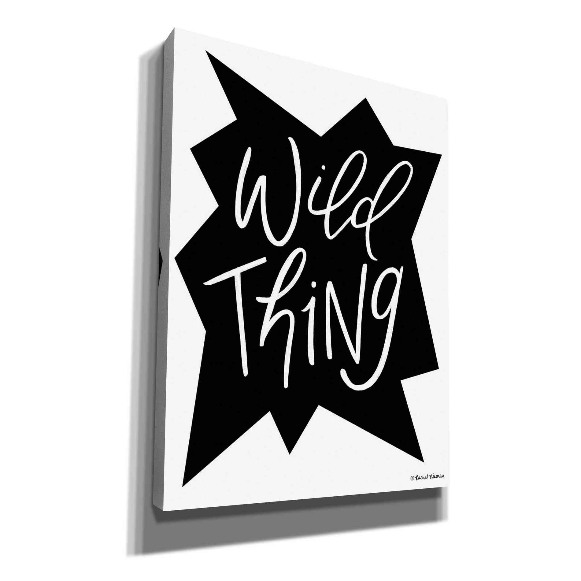 'Wild Thing' by Rachel Nieman, Canvas Wall Art