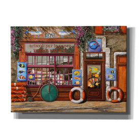 'Lezione di Acquario' by Guido Borelli, Canvas Wall Art