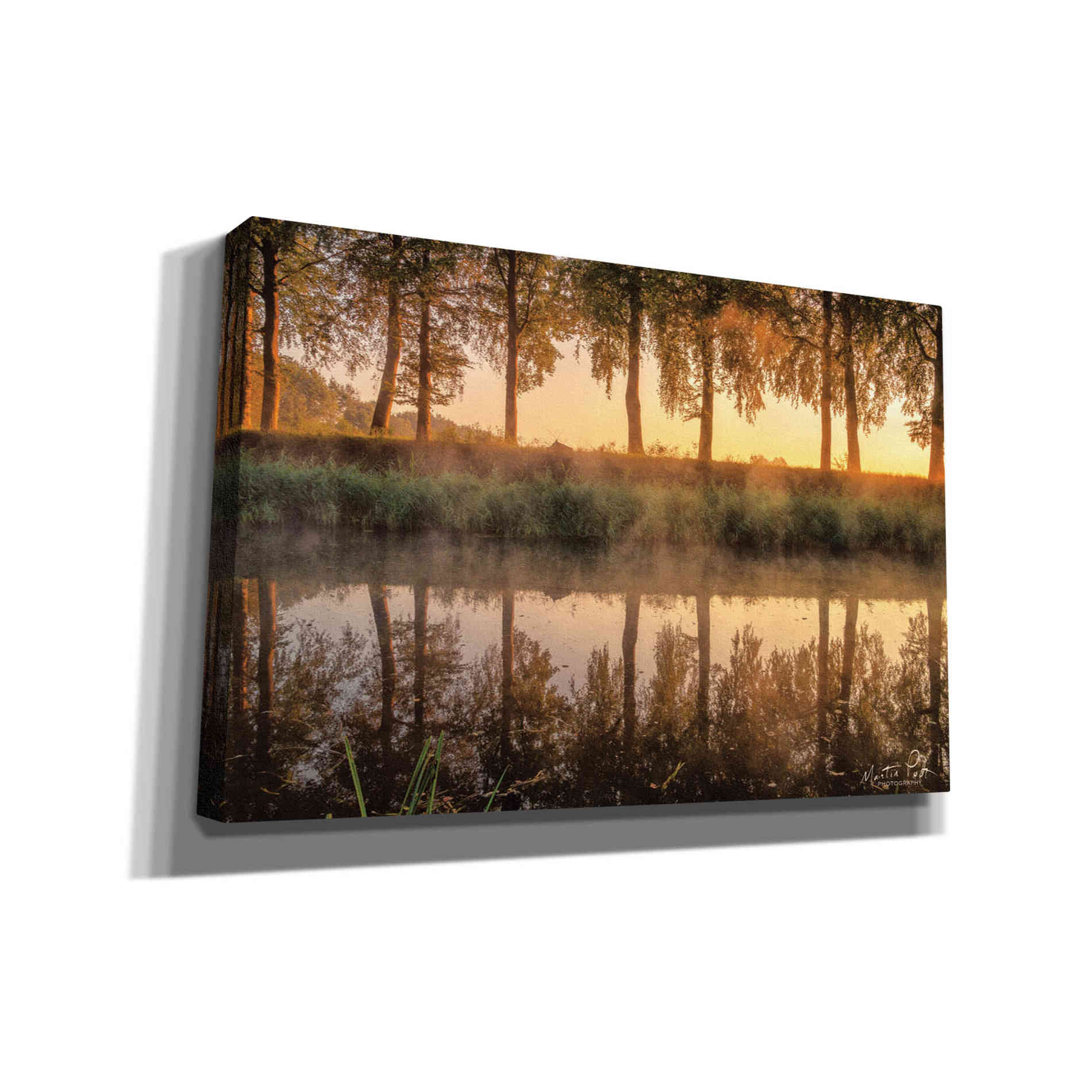 'Sunrise in the Netherlands' by Martin Podt, Canvas Wall Art