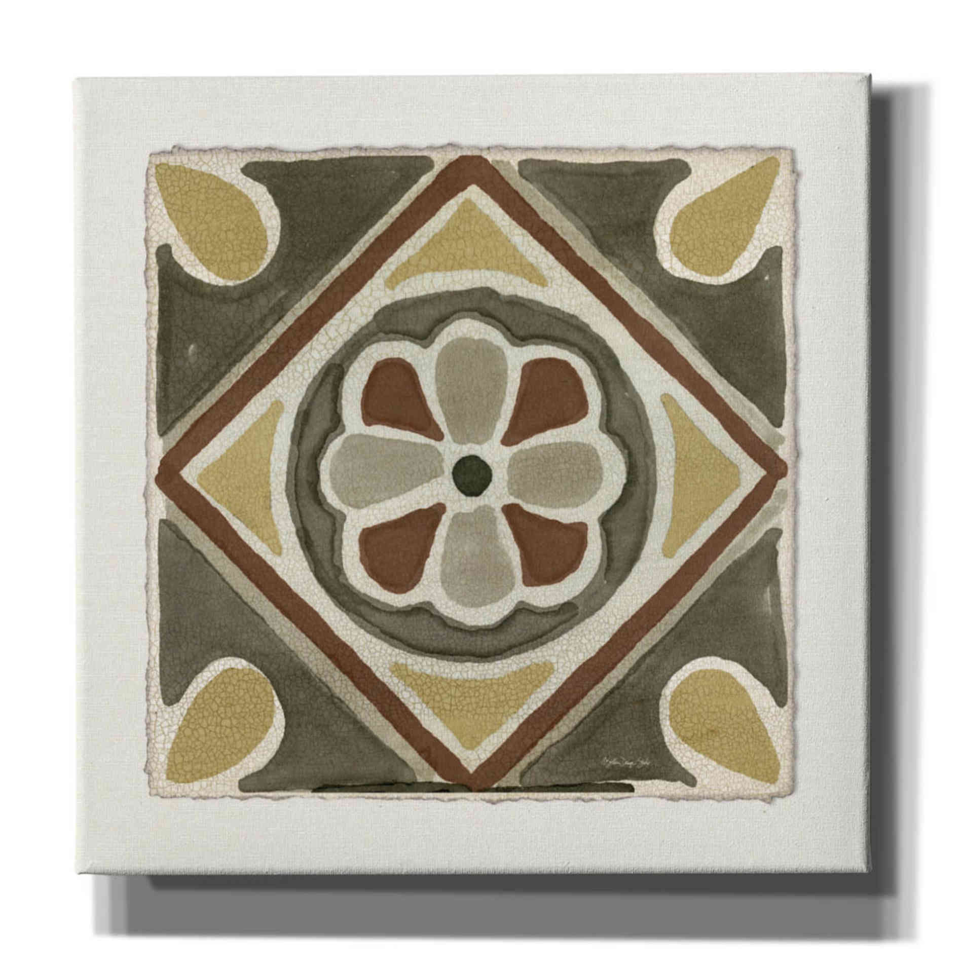 'Moroccan Tile Pattern VII' by Stellar Design Studio, Canvas Wall Art