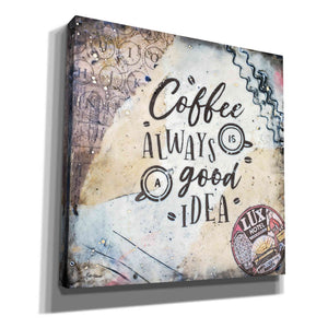 'Coffee Love' by Britt Hallowell, Canvas Wall Art