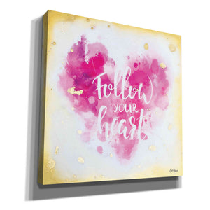 'Follow Your Heart' by Britt Hallowell, Canvas Wall Art