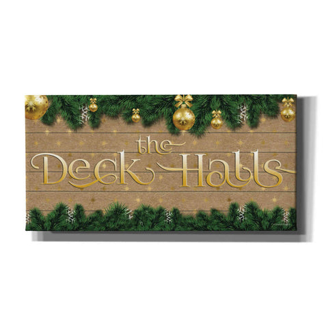 Image of 'Deck the Halls' by Bluebird Barn, Canvas Wall Art
