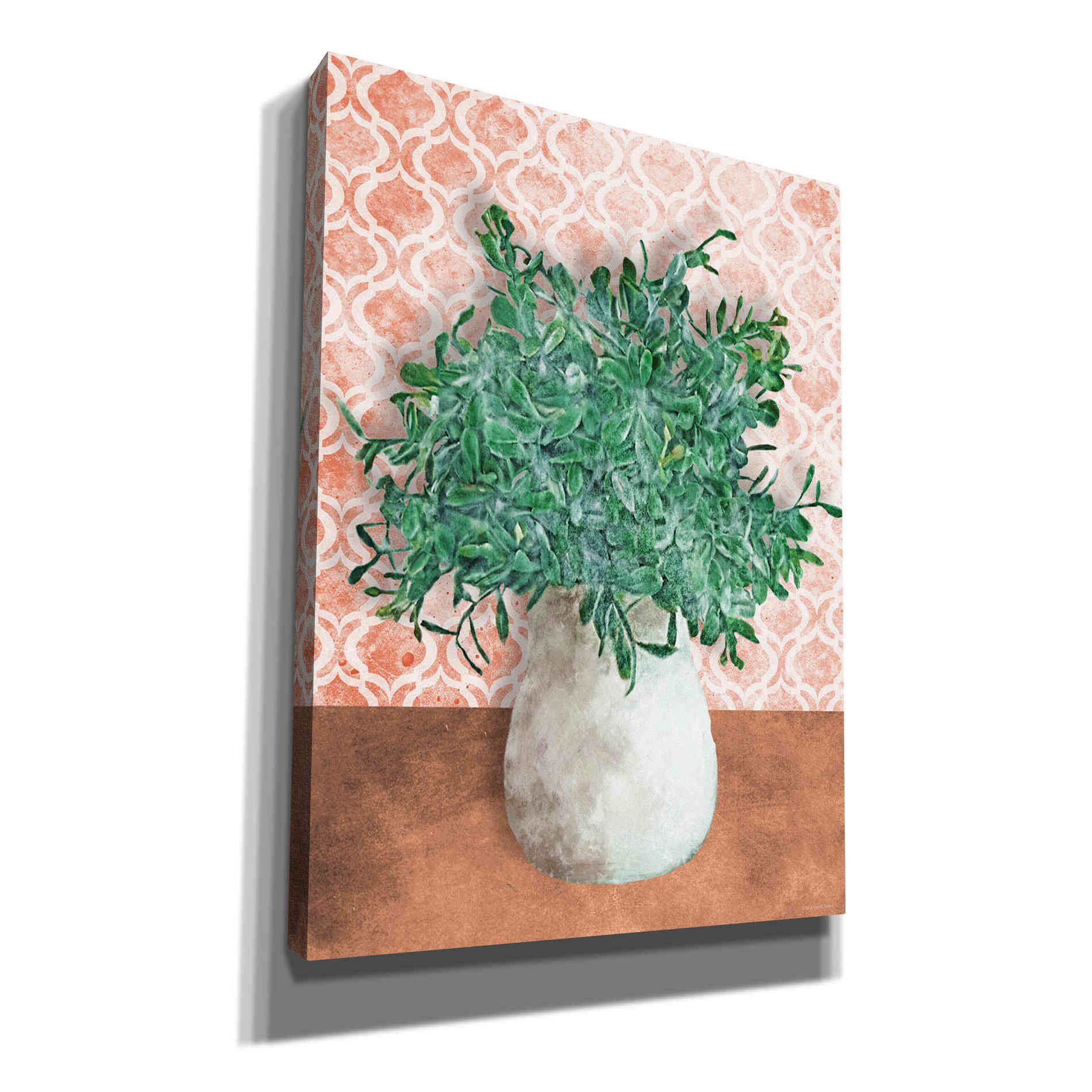 'Terra Greenery' by Bluebird Barn, Canvas Wall Art