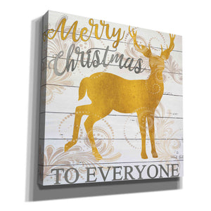 'Merry Christmas to Everyone Deer' by Cindy Jacobs, Canvas Wall Art