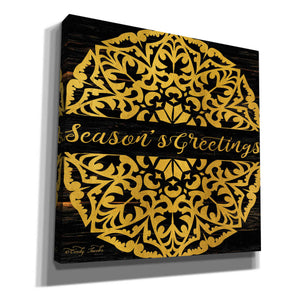 'Season's Greetings Mandala II' by Cindy Jacobs, Canvas Wall Art