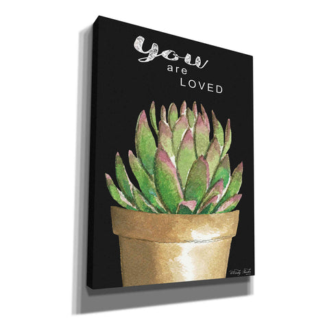 Image of 'You Are Loved Cactus' by Cindy Jacobs, Canvas Wall Art