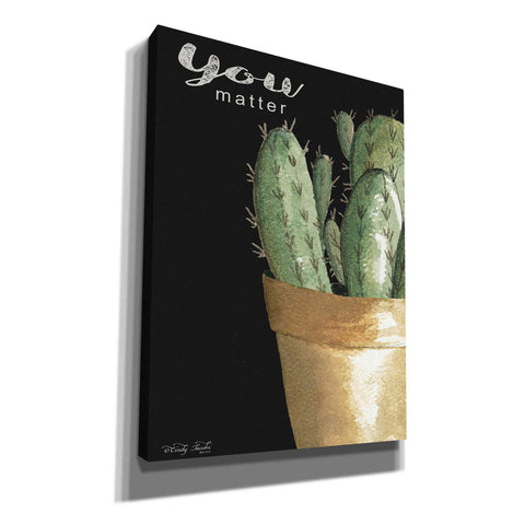 Image of 'You Matter Cactus' by Cindy Jacobs, Canvas Wall Art