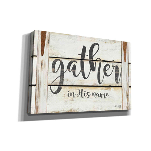 Image of 'Gather in His Name' by Cindy Jacobs, Canvas Wall Art