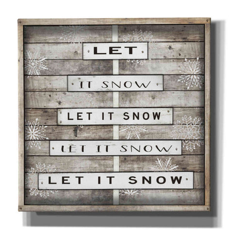 Image of 'Let It Snow' by Cindy Jacobs, Canvas Wall Art