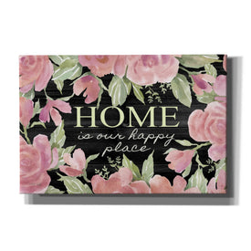 'Home is Our Happy Place' by Cindy Jacobs, Canvas Wall Art