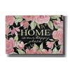 'Home is Our Happy Place' by Cindy Jacobs, Canvas Wall Art