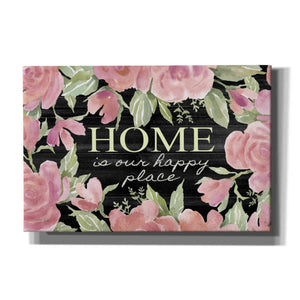 'Home is Our Happy Place' by Cindy Jacobs, Canvas Wall Art