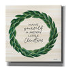 'Merry Little Christmas Wreath' by Cindy Jacobs, Canvas Wall Art