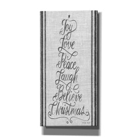 'Christmas Word Tree' by Cindy Jacobs, Canvas Wall Art