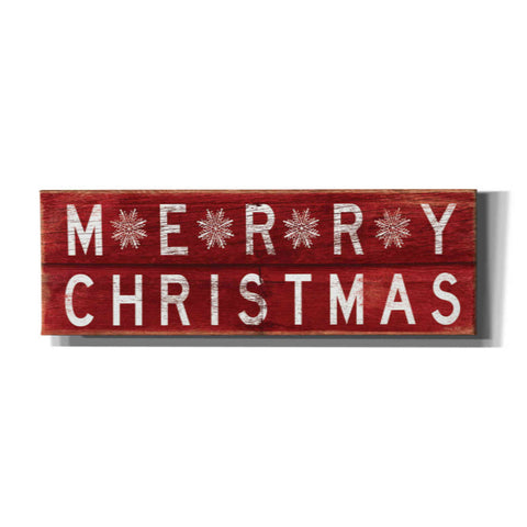 Image of 'Merry Christmas Sign 2' by Cindy Jacobs, Canvas Wall Art