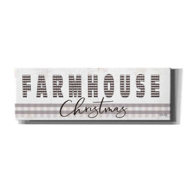 'Farmhouse Christmas' by Cindy Jacobs, Canvas Wall Art