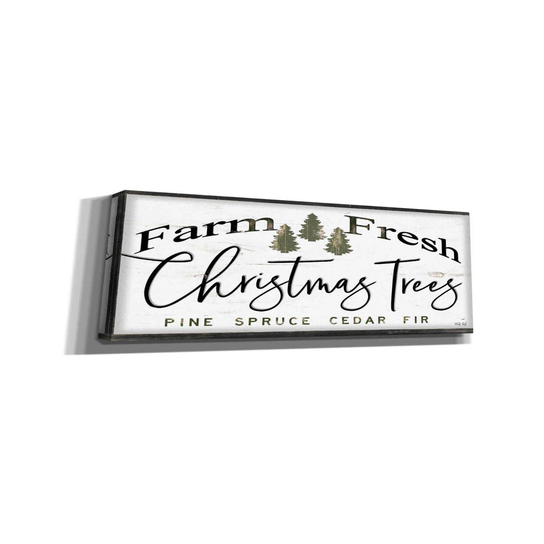 'Farm Fresh Christmas Trees III' by Cindy Jacobs, Canvas Wall Art