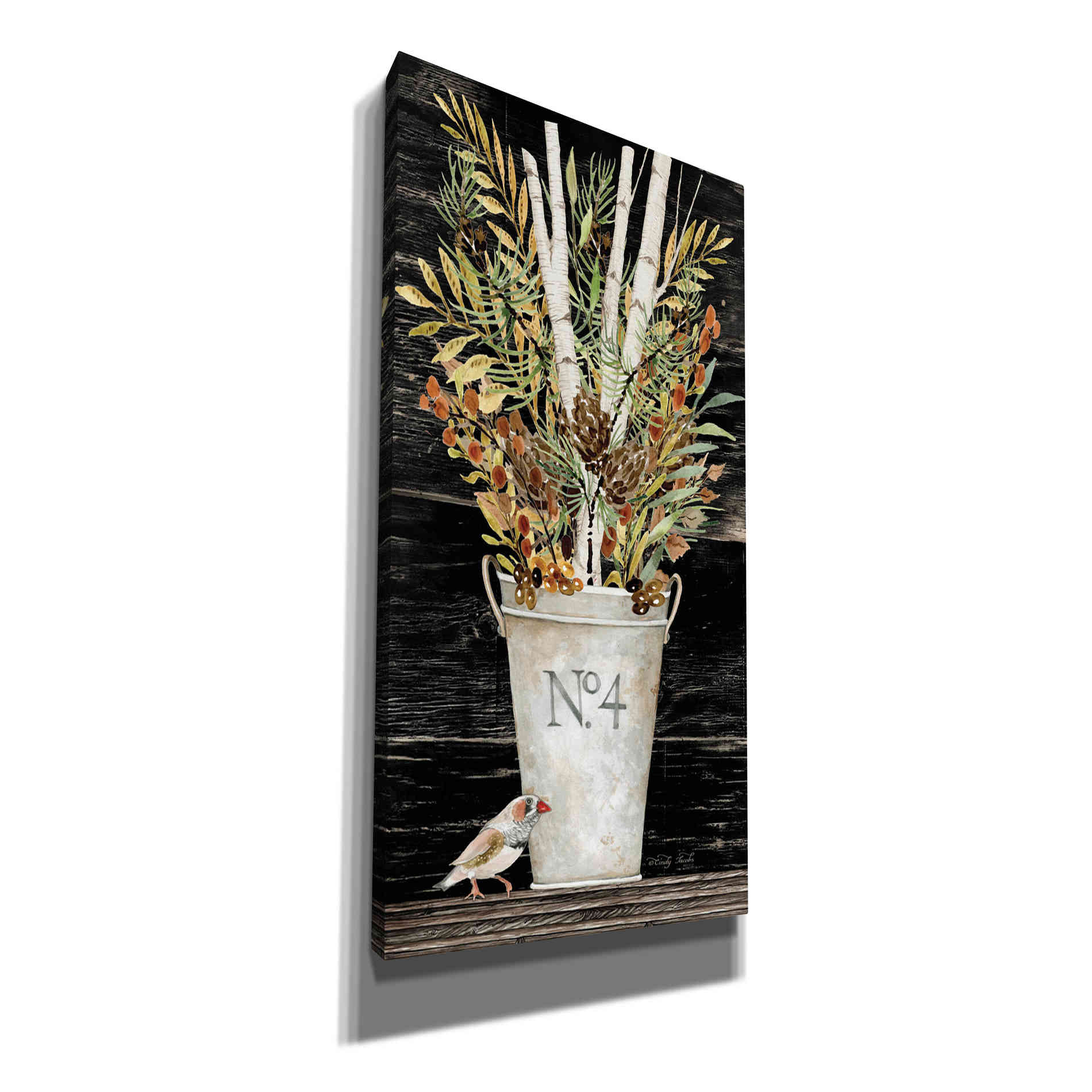 'Fall No. 4 Bouquet' by Cindy Jacobs, Canvas Wall Art
