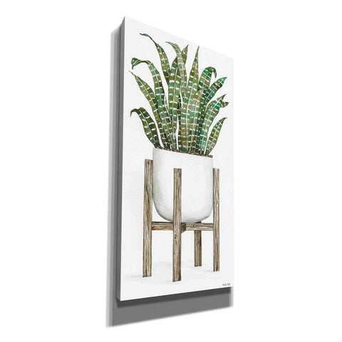 Image of 'White Pots on Stands III' by Cindy Jacobs, Canvas Wall Art