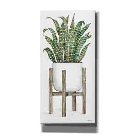 'White Pots on Stands III' by Cindy Jacobs, Canvas Wall Art