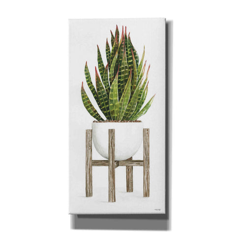 Image of 'White Pots on Stands IV' by Cindy Jacobs, Canvas Wall Art