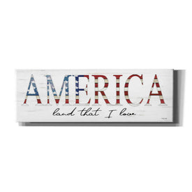 'America Land That I Love' by Cindy Jacobs, Canvas Wall Art