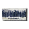 'Navy Trees The Mountains' by Cindy Jacobs, Canvas Wall Art