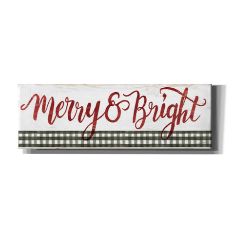 Image of 'Merry & Bright Gingham' by Cindy Jacobs, Canvas Wall Art