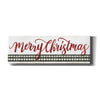 'Merry Christmas Gingham' by Cindy Jacobs, Canvas Wall Art