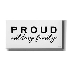 'Proud Military Family' by Cindy Jacobs, Canvas Wall Art