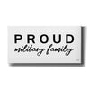 'Proud Military Family' by Cindy Jacobs, Canvas Wall Art