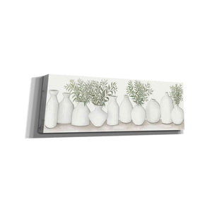 'White Vases Still Life' by Cindy Jacobs, Canvas Wall Art