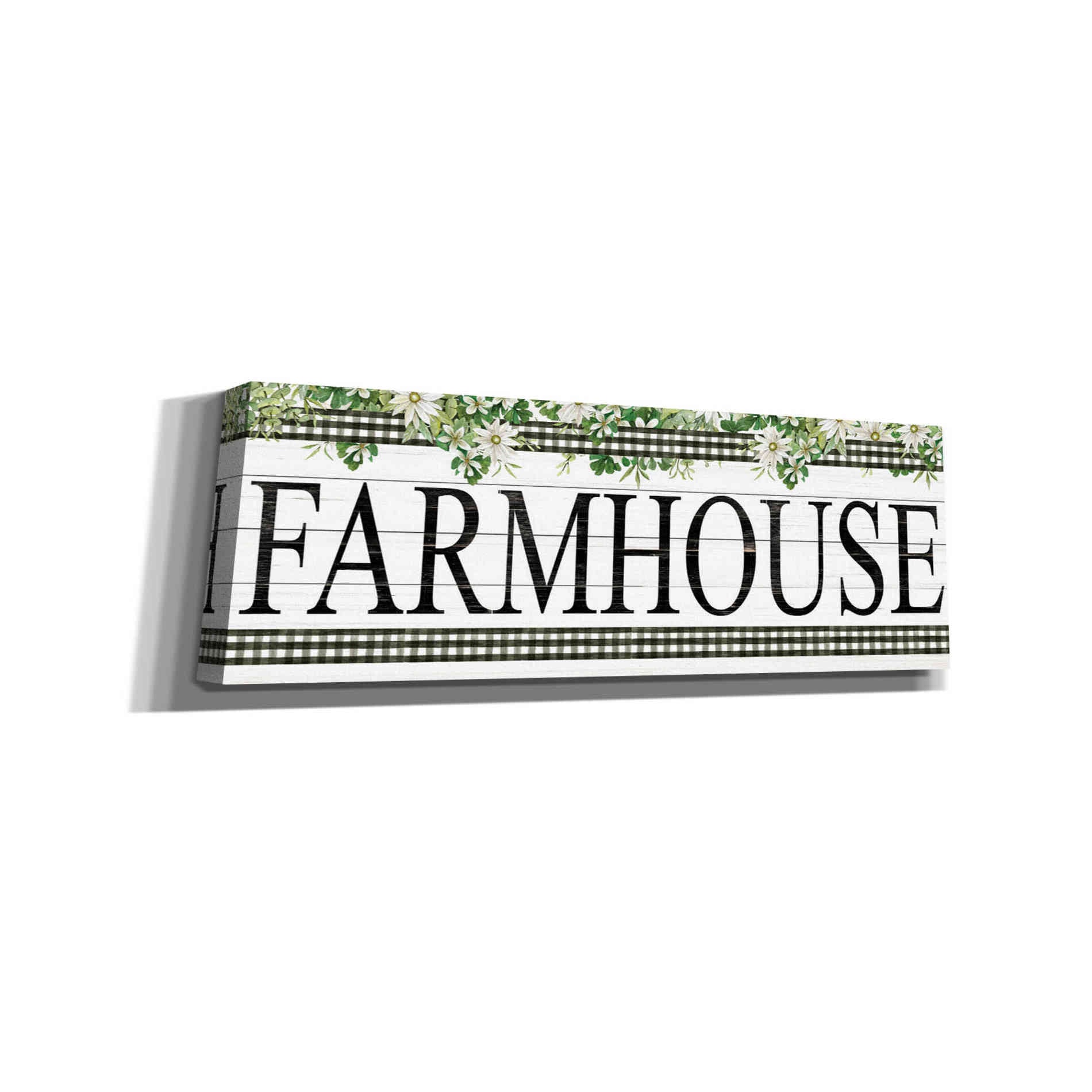 'Farmhouse Floral' by Cindy Jacobs, Canvas Wall Art