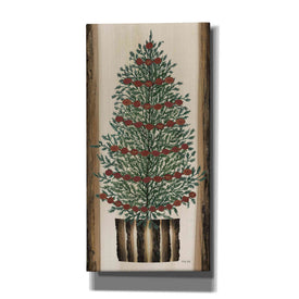 'Woodland Cedar Tree' by Cindy Jacobs, Canvas Wall Art