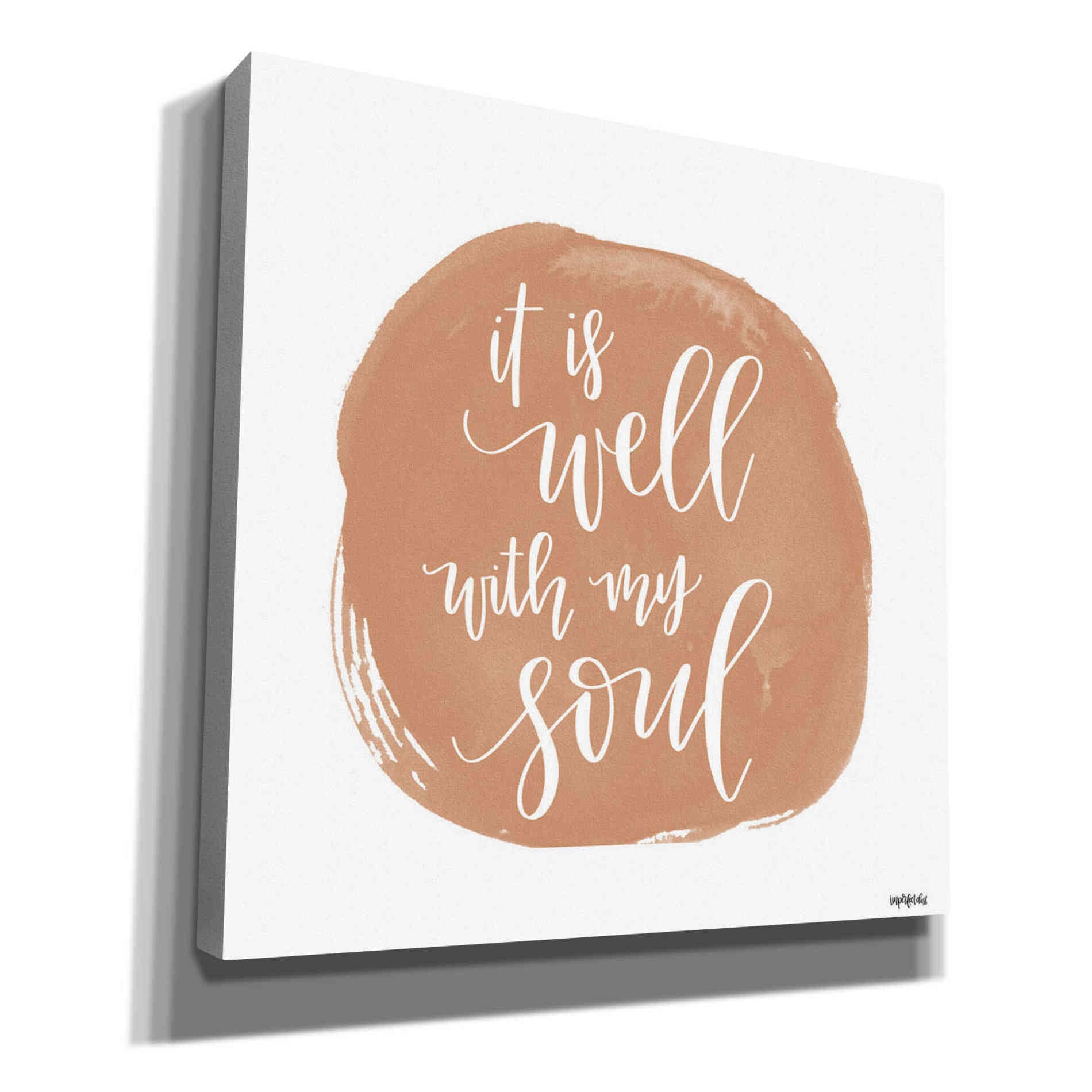 'It is Well With My Soul Square' by Imperfect Dust, Canvas Wall Art