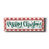 'Merry Christmas Argyle' by Imperfect Dust, Canvas Wall Art