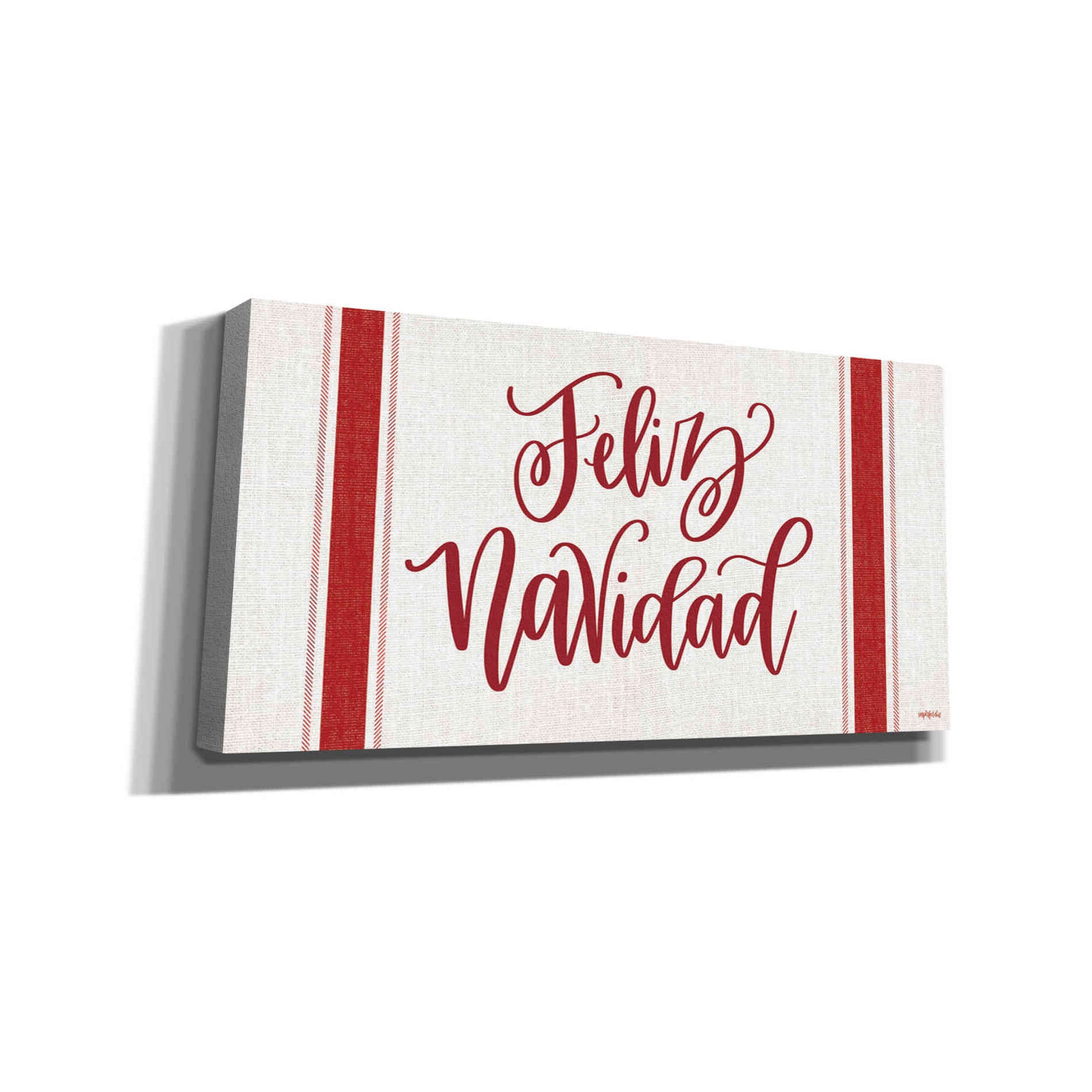 'Feliz Navidad' by Imperfect Dust, Canvas Wall Art