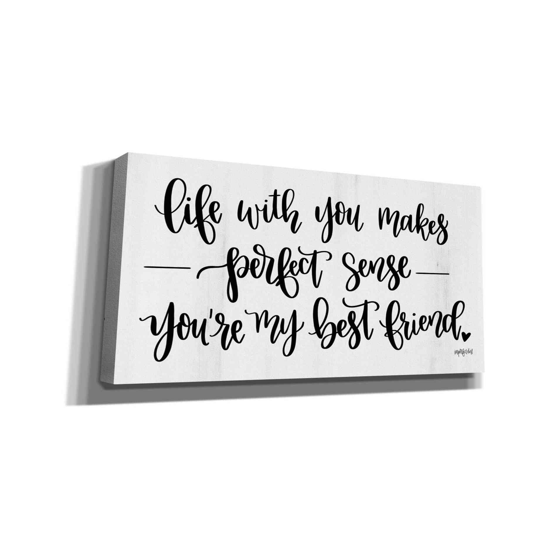 'You're My Best Friend' by Imperfect Dust, Canvas Wall Art