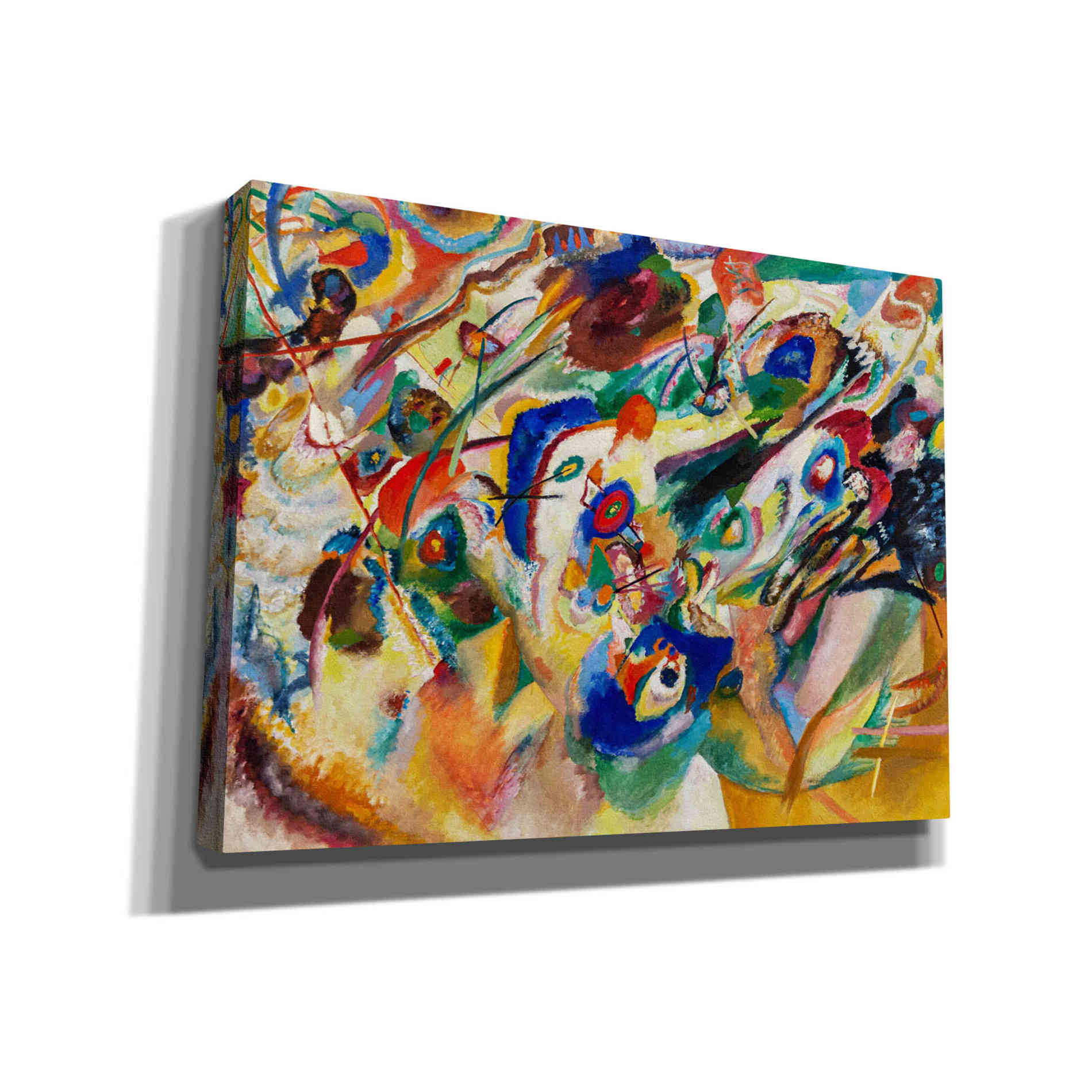 'Sketch 2 for Composition VII' by Wassily Kandinsky, Canvas Wall Art"
