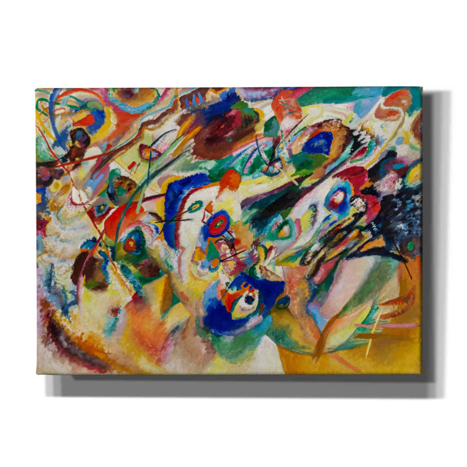 'Sketch 2 for Composition VII' by Wassily Kandinsky, Canvas Wall Art"