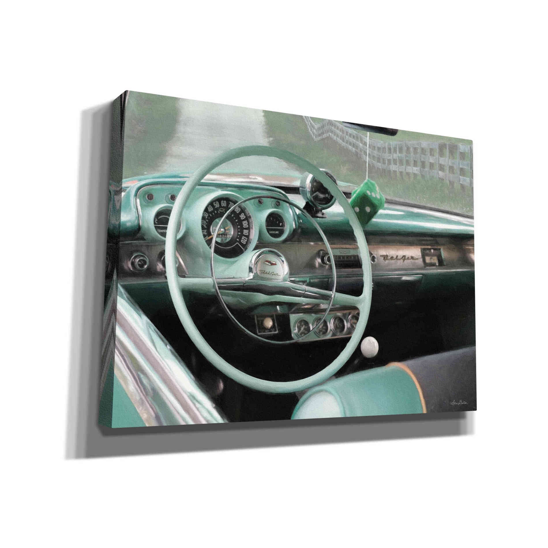 '1957 Chevy Bel-Air' by Lori Deiter, Canvas Wall Art
