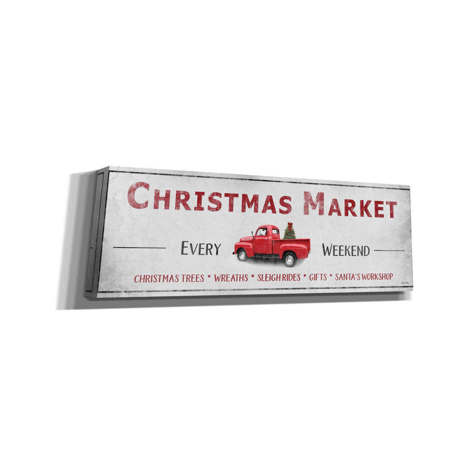 'Christmas Market' by Lori Deiter, Canvas Wall Art