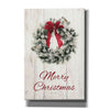 'Titmouse Merry Christmas Wreath' by Lori Deiter, Canvas Wall Art