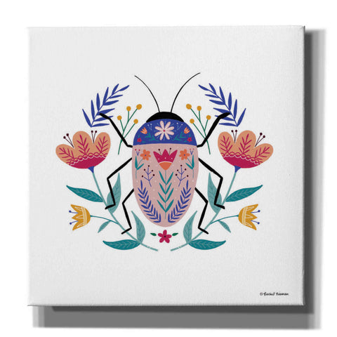 Image of 'Folk Art Beetle' by Rachel Nieman, Canvas Wall Art