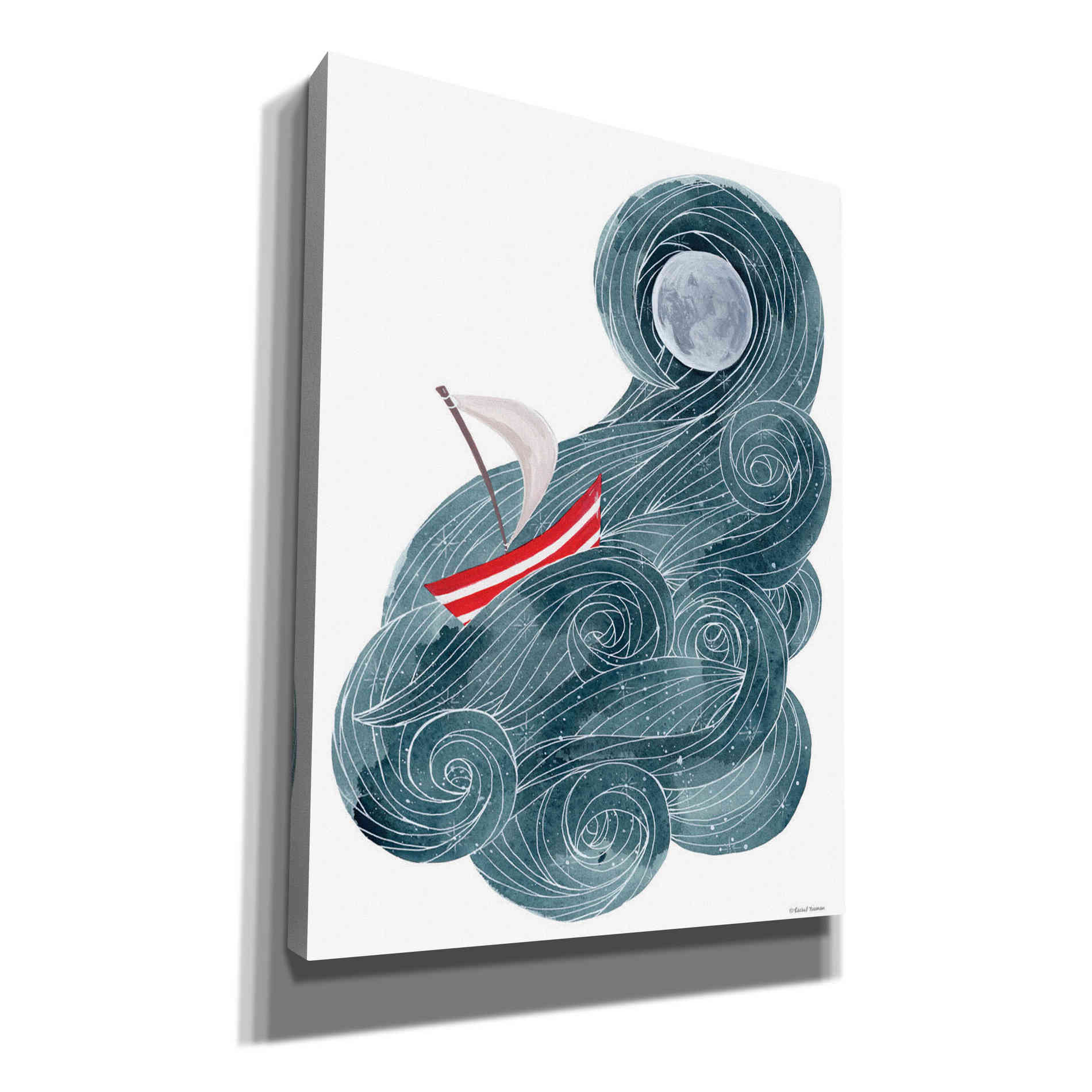 'Sailing in Space' by Rachel Nieman, Canvas Wall Art