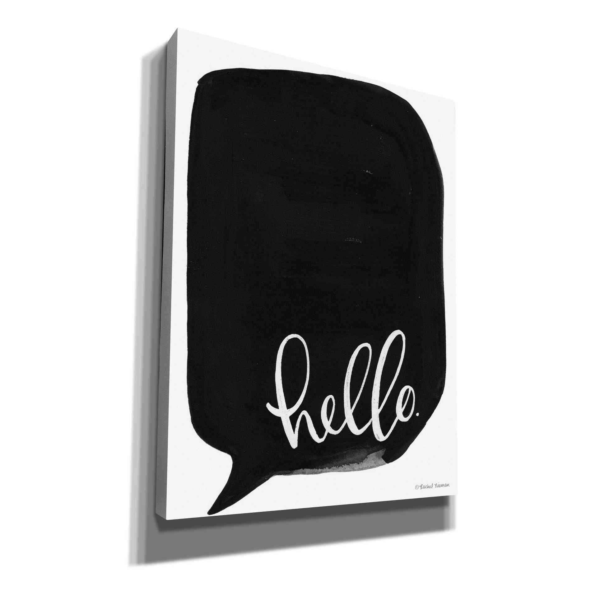 'Hello' by Rachel Nieman, Canvas Wall Art