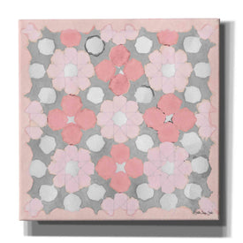 'Pink and Gray Pattern 3' by Stellar Design Studio, Canvas Wall Art