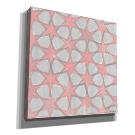 'Pink and Gray Pattern 5' by Stellar Design Studio, Canvas Wall Art
